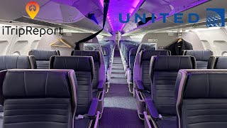 NEW INTERIOR United A319 NEXT First Class Trip Report [upl. by Noiramed]