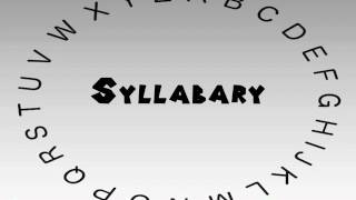 How to Say or Pronounce Syllabary [upl. by Noxas538]