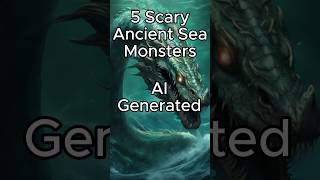 5 Ancient Sea Monsters  AI Generated Terrifying Ocean Creatures aigeneratedart midjourney facts [upl. by Longtin]