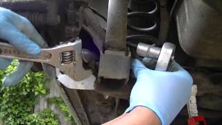 VW Golf Jetta Rear Shock Absorber Removal [upl. by Oiramal]