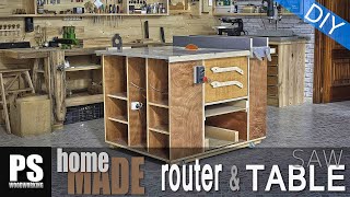 Homemade Router Table amp Table Saw [upl. by Ekrub]