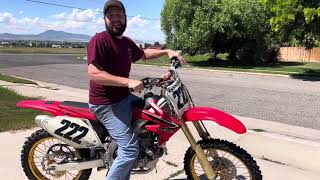 Making a CRF450R more reliable first test ride [upl. by Honora]