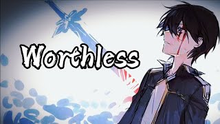 Nightcore  Worthless Fabian Secon  Lyrics [upl. by Arrakat]