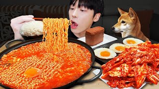 AMSR MUKBANG 직접 만든 김치 레시피 amp 라면 먹방  통 스팸 계란 KIMCHI RECIPE EATING [upl. by Rosamond]