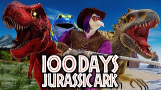 I spent 100 Days on Jurassic Ark and you wont believe what happened [upl. by Nylareg]