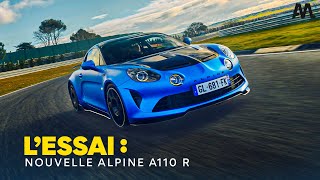 On a essayé la nouvelle Alpine A110 R la plus radicale des Françaises [upl. by Liauqram651]