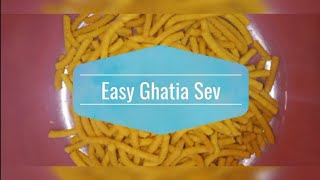 No soda Easy 15 mins Ghatia Sev recipe [upl. by Dami]