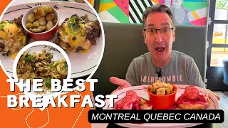 The Best French Breakfast in MONTREAL CANADA [upl. by Arvy]