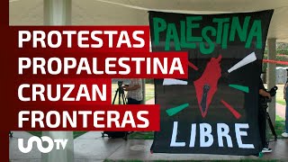 Protestas propalestina cruzan fronteras [upl. by Xineohp174]