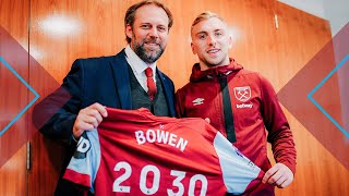 quotI Want To Stay Here For The Rest Of My Careerquot  Jarrod Bowen Extends West Ham Contract Until 2030 [upl. by Annekim212]