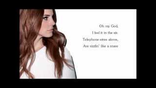 Lana Del Rey Summertime Sadness Lyrics [upl. by Brogle635]