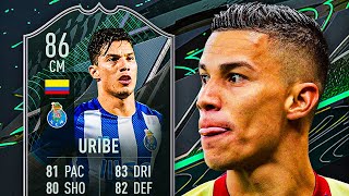 FREE GULLIT GANG CARD 🤑 86 SQUAD FOUNDATIONS URIBE PLAYER REVIEW  FIFA 22 Ultimate Team [upl. by Jilli]