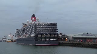 Cruise Ships Cunard quotQueen Victoriaquot  PampO quotOrianaquot sailing from Southampton 060119 [upl. by Walcoff677]