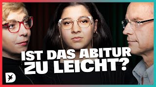 Ist das Abitur zu leicht Schülerin vs Lehrer  DISKUTHEK [upl. by Essy]