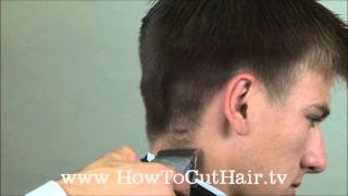 Taper Haircut  How To Blend Mens Hair With Clippers [upl. by Iclek588]