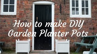 How to make DIY garden planters [upl. by Eelaroc843]