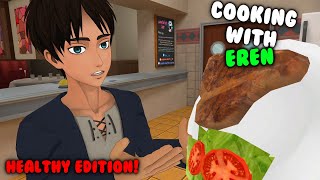 Cooking with Eren Healthy Edition  AOT VR [upl. by Malinde]