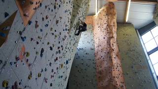 Sportclimbing  Klettern bis ans Limit  Verhalten beim Sturz [upl. by Aleehs]