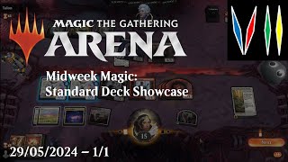 MTG Arena  Midweek Magic Standard Deck Showcase 29052024 [upl. by Herb982]