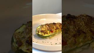 Stuffed zucchini  속을 채운 유러피언 애호박 recipe cooking food shorts [upl. by Amehsat175]