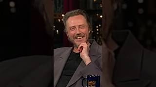 Christopher Walken describes what he does to maintain such long hair Late Show with David Letterman [upl. by Eneiluj918]