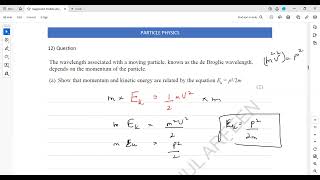 Particle physics Structure 12 to 13 A2 Physics Unit 4 Lecture 10 part j [upl. by Yerac]