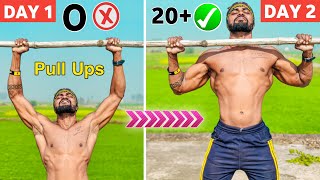 How To Increase PullUps FAST 0 से 20 Pull up कैसे लगाएं [upl. by Barnet]