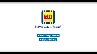 MD Lavora con noi Il tutorial per registrarsi e candidarsi [upl. by Euqirne203]