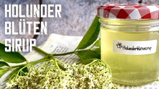 Erfrischender und einfacher Holunderblütensirup Das perfekte Rezept für den Sommer [upl. by Evad]