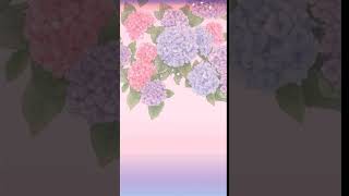 greenuts Samsung galaxy themeHydrangeaAODampIris animated wallpaper [upl. by Anig]