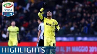 UdineseInter 04  Highlights  Matchday 16  Serie A TIM 201516 [upl. by Aneem]