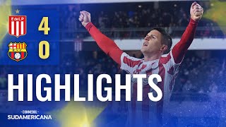 ESTUDIANTES DE LA PLATA vs BARCELONA SC  HIGHLIGHTS  CONMEBOL SUDAMERICANA 2023 [upl. by Jasik]