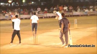 Malinga Style In Tennis Cricket [upl. by Rofotsirk]