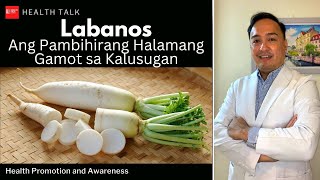 Labanos Ang Pambihirang Halamang Gamot sa Kalusugan Radish [upl. by Darrej]