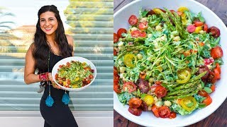 High Protein Veggie Salad FullyRaw Vegan Recipe [upl. by Demeyer]