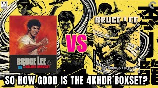 Bruce Lee At Golden Harvest 4K HDR Vs Criterion BluRay [upl. by Llenra]