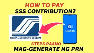 HOW TO PAY SSS CONTRIBUTION VIA GCASH  HOW TO GENERATE SSS PRN PAYMENT REFERENCE NUMBER BabyDrewTV [upl. by Aldercy]