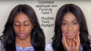 Comment appliquer son fond de teintRoutine Teint ParfaitDébutanteMaquillage école adequat [upl. by Thadeus584]