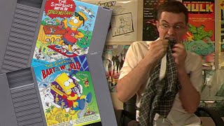 The Simpsons  Angry Video Game Nerd AVGN [upl. by Ssegrub744]