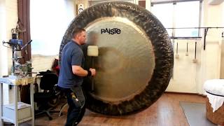 Paiste  80quot Symphonic Gong played by Paiste Gong Master Sven [upl. by Rashida]