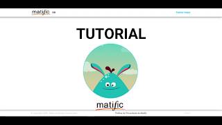 TUTORIAL MATIFIC PARA OS ALUNOS [upl. by Eilyak]