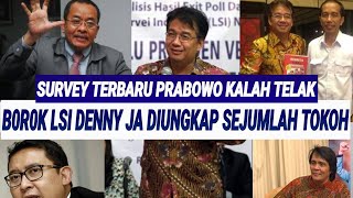 B0R0K DENNY JA DIUNGKAP SEJUMLAH TOKOHSURVEY TERBARU PRABOWO KALAH TELAK DG JOKOWIGERINDRA NO 2PK [upl. by Dachi]