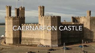 Caernarfon Castle amp Town Walls North Wales  Drone Vision [upl. by Luthanen]