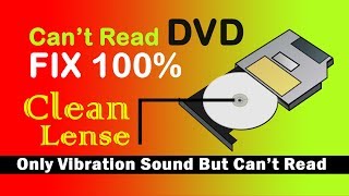 DVD Drive Cant Read Disc  FIX 100  How To Clean DVD RW Lense  LAPTOP  COMPUTER [upl. by Nnylak]