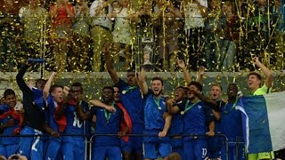 Euro U19 finale  FranceItalie 40 le résumé [upl. by Prussian]