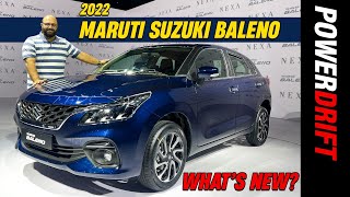 New Maruti Suzuki Baleno Walkaround  What’s New  PowerDrift [upl. by Ytinav735]