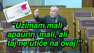 Branko Radulović quotUzimam mali apaurin mali moram ali taj ne utiče na ovajquot [upl. by Dulciana605]