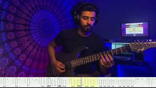 Akher Zapheer  Dayman Mawjood Guitar Solo Cover With Tabs اخر زفير  دايماً موجود [upl. by Kilmarx]