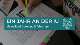 Ein Jahr Studium an der IU  Wie isses Teilzeit im Fernstudium [upl. by Snebur]