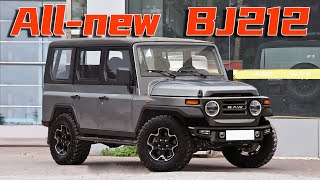 北汽官宣新一代BJ212！形似路虎衛士，或成中國版吉姆尼  allnew BAIC BJ212 2022 [upl. by Annav]